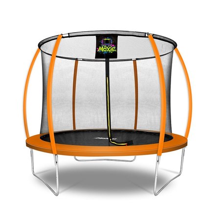 MOXIE Moxie Pumpkin-Shaped Outdoor Trampoline Set Top-Ring Frame Safety MXSF03-10-OR